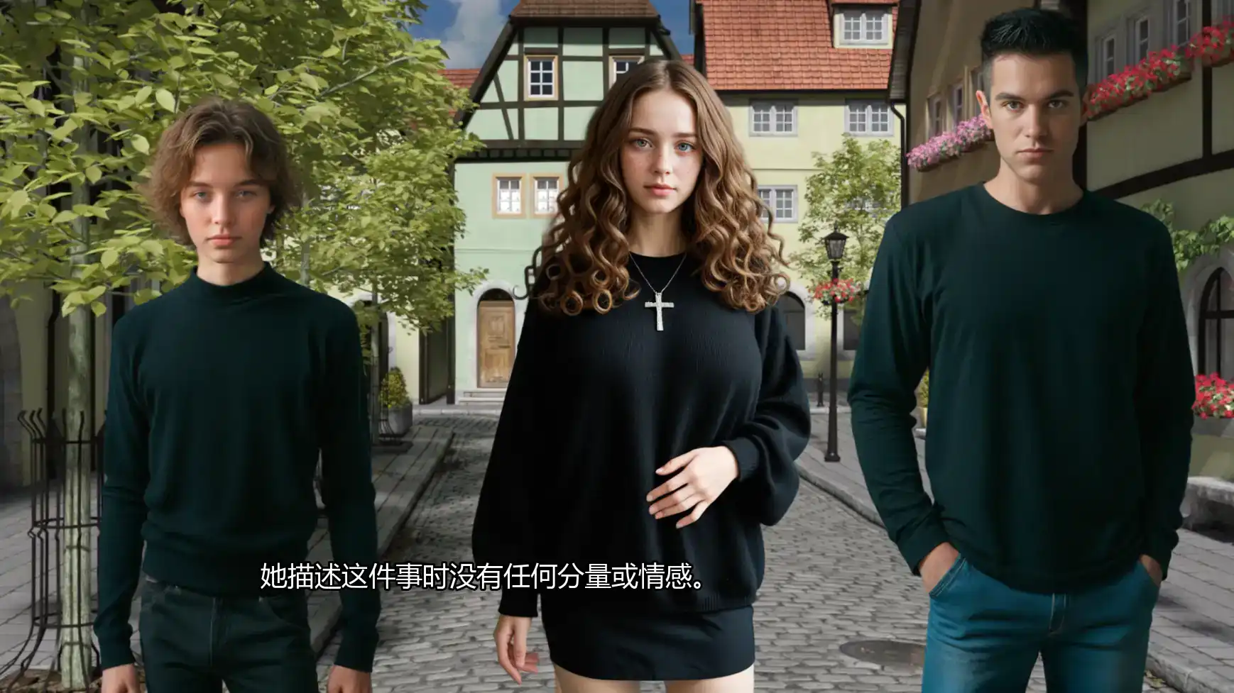 【欧美SLG/AI汉化/3D】奥古斯塔的叛逆少女之家0.1 AI汉化版【PC+安卓/0.78G/更新】 内容图 3