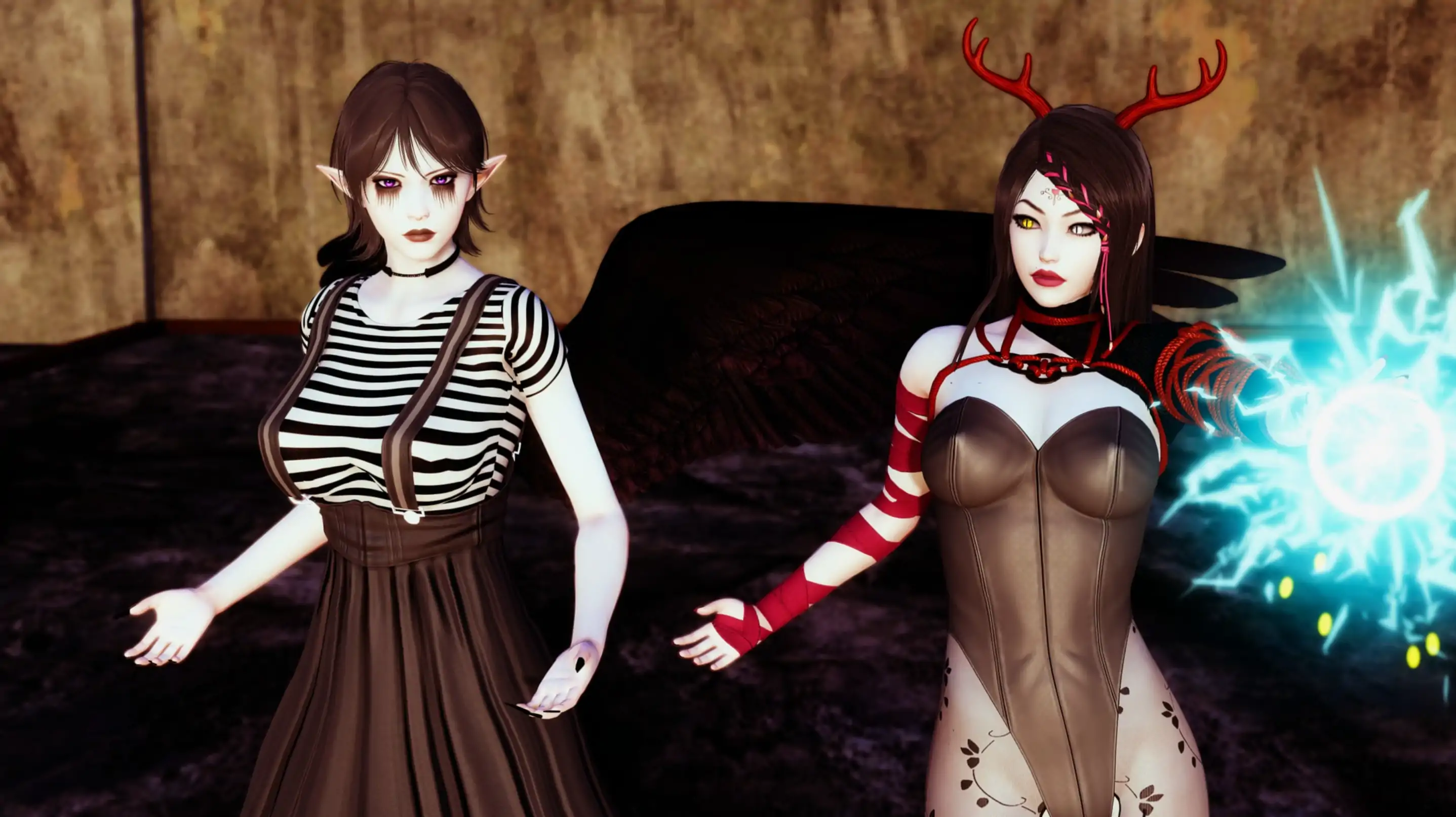 【欧美SLG/AI汉化/扶他】哥特之家Chapters1-2 AI汉化版【PC+安卓/1.35G/更新】 内容图 2